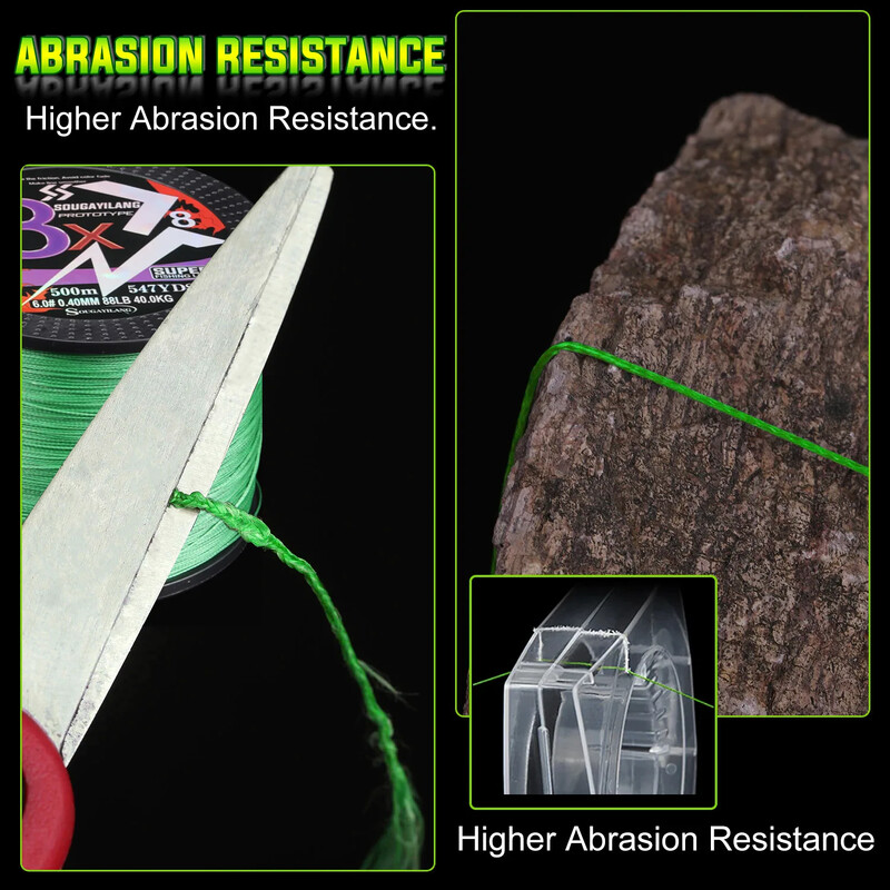 Sougayilang fonott horgászzsinór X4 X8 100/300/500 Max Drag 66LB multifil PE zsinór basszus csuka pontyhorgászáshoz