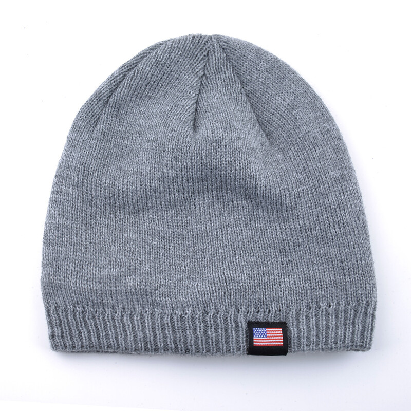 Téli sapka, 2024, új, divatos férfi, egyszerű kötött sapka kültéri kerékpározás plusz bársony vastag, meleg gyapjú sapka női sapka