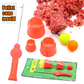 Pontyhorgász csali szerszám Pellet kúp bojli tűforma módszer Etető horgász ponty hajrög felszerelések halkiegészítők felszereléséhez