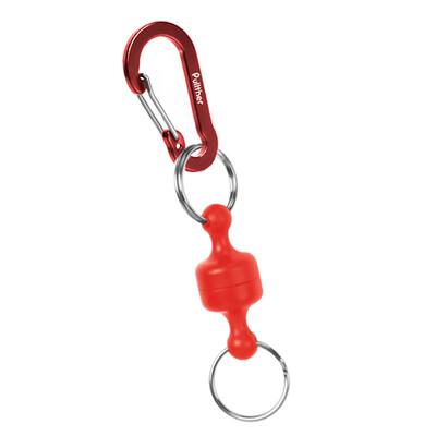 Pullther Hordozható acél elvesztésgátló horgászszerszámok Mágneses kültéri horgászcikkek gyorskioldó erős mágneses hordozható csat