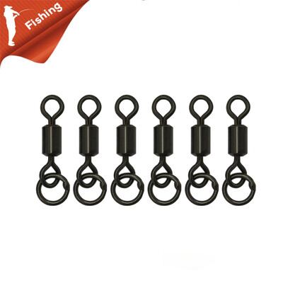 20db Pontyhorgász Micro Hook Ring Forgó Flexi Tartozékok Pontyhorgászáshoz Gördülő forgó gyűrűvel D-Rig Chod Rig Tackle-hez