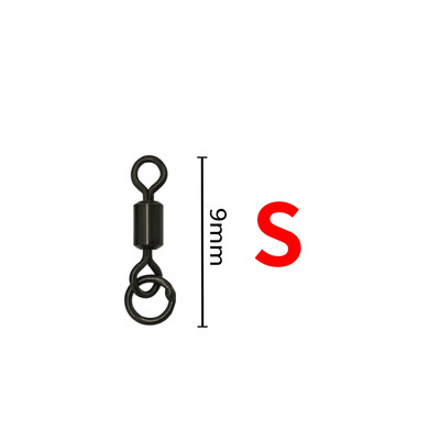 20db Pontyhorgász Micro Hook Ring Forgó Flexi Tartozékok Pontyhorgászáshoz Gördülő forgó gyűrűvel D-Rig Chod Rig Tackle-hez