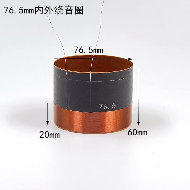 65,5/75,5/86/99,5/100/130 mm unutarnja i vanjska bas glasovna zavojnica 12 inča 15 inča 18 inča zavojnica