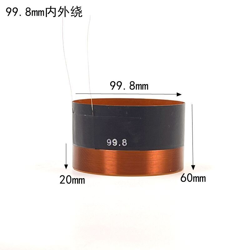 65,5/75,5/86/99,5/100/130 mm unutarnja i vanjska bas glasovna zavojnica 12 inča 15 inča 18 inča zavojnica