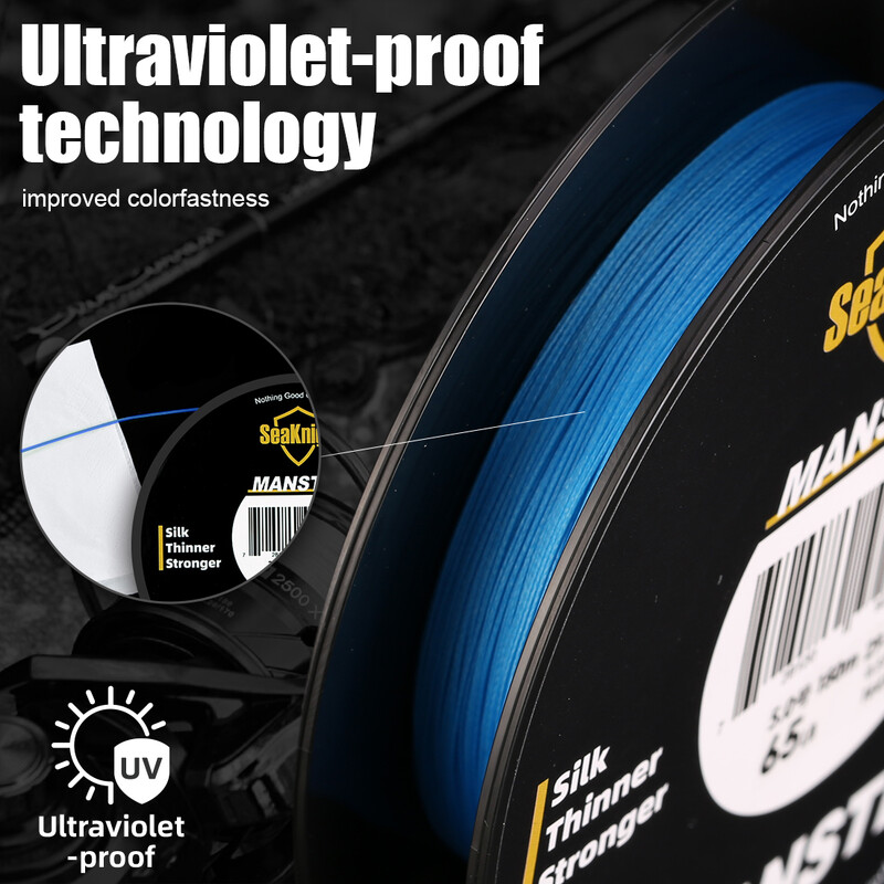 SeaKnight márka W8II 150 m 164yds horgászzsinór, 8 szál Frissített szilíciumgyanta bevonattal Fonott PE zsinórok W8 tengeri horgászathoz