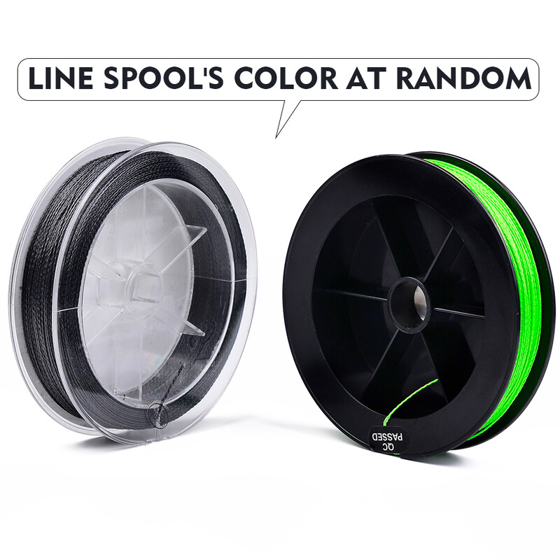 Szuper erős horgászzsinór - 100 m/328 láb 4 szálas multifil PE, kopásgátló fonott zsinór, 6 színben 6-80 LB opciókban kapható