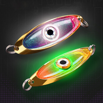 LED Fishing Lure Light Περιστρεφόμενο φως παγίδας ψαρέματος αδιάβροχο υποβρύχιο φως ψαρέματος βαθιάς πτώσης για προσέλκυση ψαριών