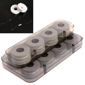 8/16Pcs Foam Spools Line Box Winding Board Fishing Line Shaft Fishing Lure Hook Rig Bait Storage Case Pesca Fishing Tackle Box