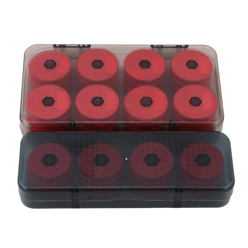 8/16gab putuplasta spoles auklas kastes uztīšanas dēļa makšķerēšanas vārpstas lure āķis ēsmas glabāšanas futrālis Pesca piederums