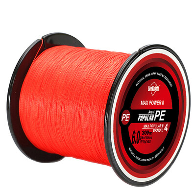SeaKnight Μάρκα TriPoseidon Series 4 Strands 300M PE Braided Fishing Line 8-60LB Multifilament Fishing Line Smooth Carp Fishing