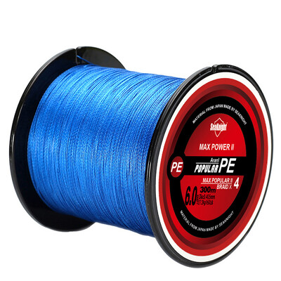SeaKnight Μάρκα TriPoseidon Series 4 Strands 300M PE Braided Fishing Line 8-60LB Multifilament Fishing Line Smooth Carp Fishing
