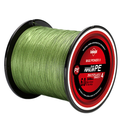 SeaKnight Μάρκα TriPoseidon Series 4 Strands 300M PE Braided Fishing Line 8-60LB Multifilament Fishing Line Smooth Carp Fishing