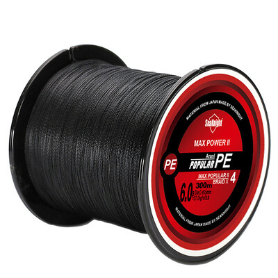 SeaKnight Μάρκα TriPoseidon Series 4 Strands 300M PE Braided Fishing Line 8-60LB Multifilament Fishing Line Smooth Carp Fishing