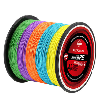 SeaKnight Μάρκα TriPoseidon Series 4 Strands 300M PE Braided Fishing Line 8-60LB Multifilament Fishing Line Smooth Carp Fishing