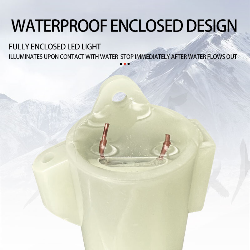 Žvejybos blykstės lempa povandeninis giliai nukritęs šviečiantis LED traukos masalas Saltwater naktinės šviesos žvejybos reikmenys