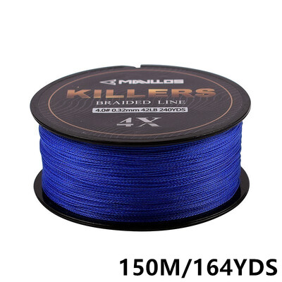 Mavllos 0,06-0,6mm 4-121Lb 4 Strands Braided Fishing Line 150m/220m Super Strong Saltwater Multifilament 4W PE Fishing Line