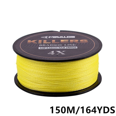 Mavllos 0,06-0,6mm 4-121Lb 4 Strands Braided Fishing Line 150m/220m Super Strong Saltwater Multifilament 4W PE Fishing Line