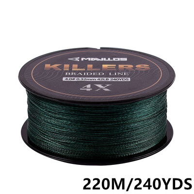 Mavllos 0,06-0,6mm 4-121Lb 4 Strands Braided Fishing Line 150m/220m Super Strong Saltwater Multifilament 4W PE Fishing Line
