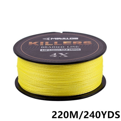 Mavllos 0,06-0,6mm 4-121Lb 4 Strands Braided Fishing Line 150m/220m Super Strong Saltwater Multifilament 4W PE Fishing Line