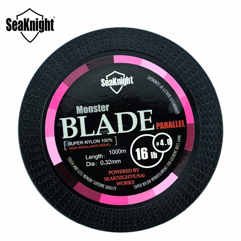 SeaKnight Brand BLADE serijos 500M 1000M nailoninis valas Japan Medžiagos monogijinis žvejybos valas Super Strong 35LB karpių žvejybos valas