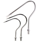 8mm/1db kültéri erős acél karmok fejes horoghoz Új