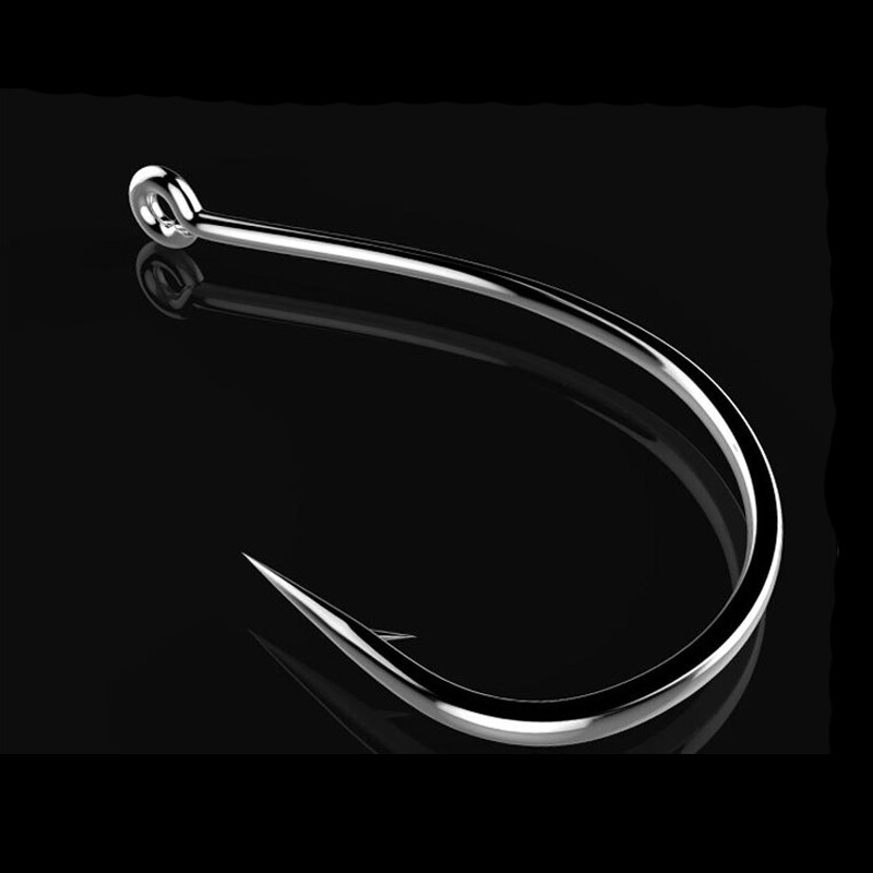 20 vnt./sl. Drop Shot Kabliukas 4# #3 #2 #1 #1/0 #2/0 Nerūdijančio plieno ofsetiniai kabliukai gudrūs kabliukai Crank Worm Fishhook žvejybos priedai