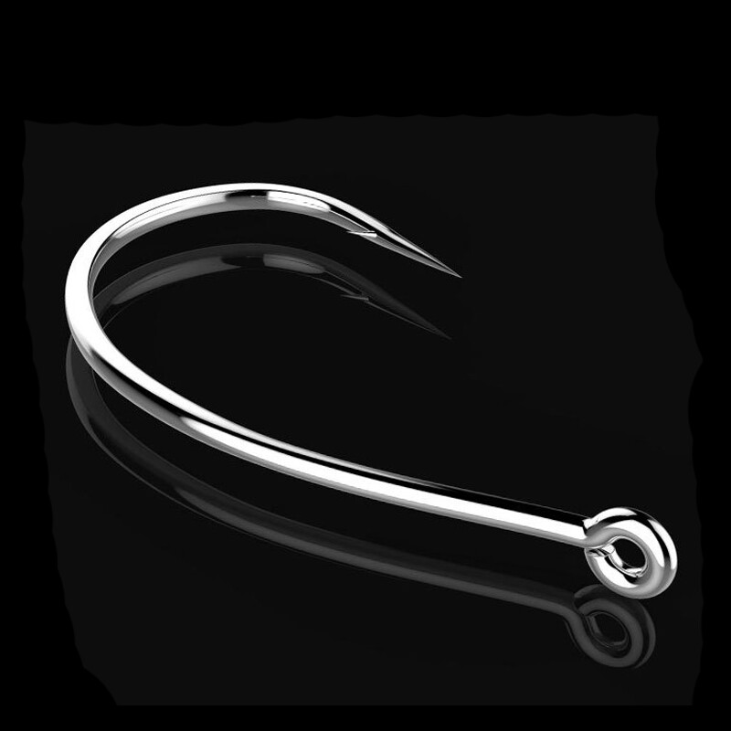 20 vnt./sl. Drop Shot Kabliukas 4# #3 #2 #1 #1/0 #2/0 Nerūdijančio plieno ofsetiniai kabliukai gudrūs kabliukai Crank Worm Fishhook žvejybos priedai