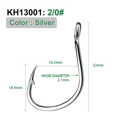 10 buc Dimensiune 1/0-5/0 # cârlig de pescuit cerc, cârlige de pescuit cu ochi, cârlige de pescuit ghimpate, cârlig unic, cârlig de pește, oțel cu conținut ridicat de carbon