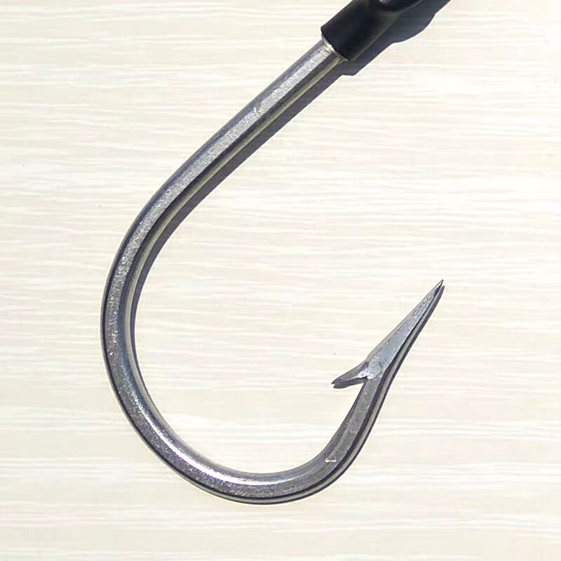 1 db rozsdamentes acél horog 1/0-13/0 nagyvad tonhal dupla horgász horgok hajó horgász horog cápa kardhal horog pesca horgászat