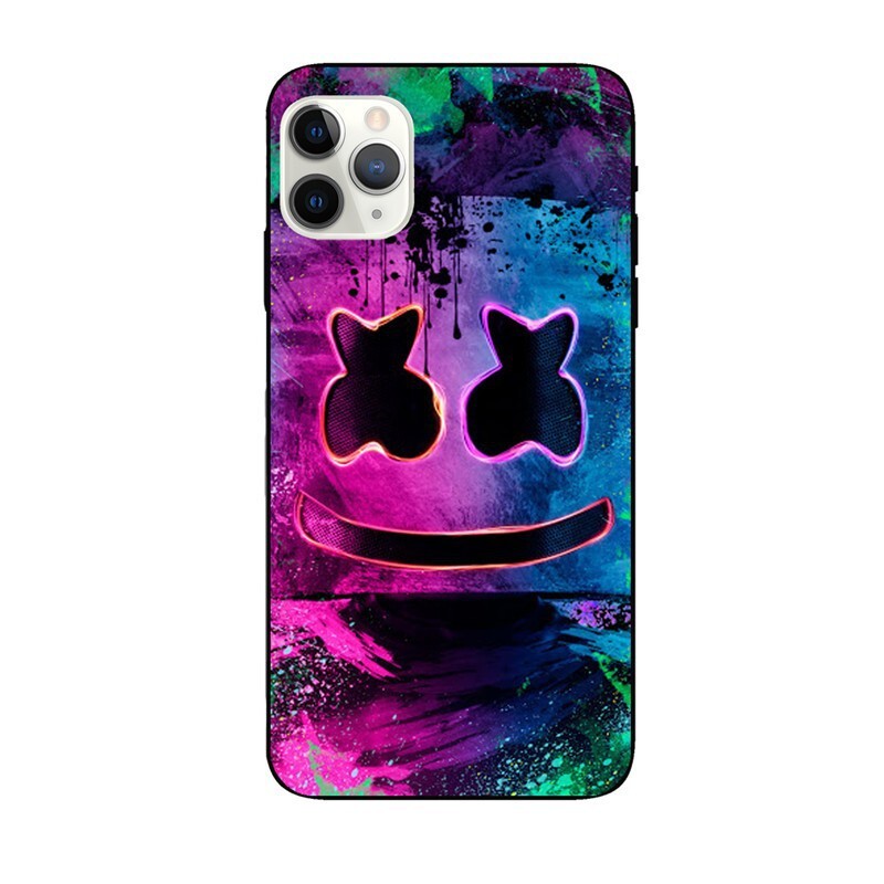 Piemērojams Apple 6/7/8P/14Pro/Max/13/XS/11TPU12 modes zīmola Samsung Sesame Street Black Big Hole