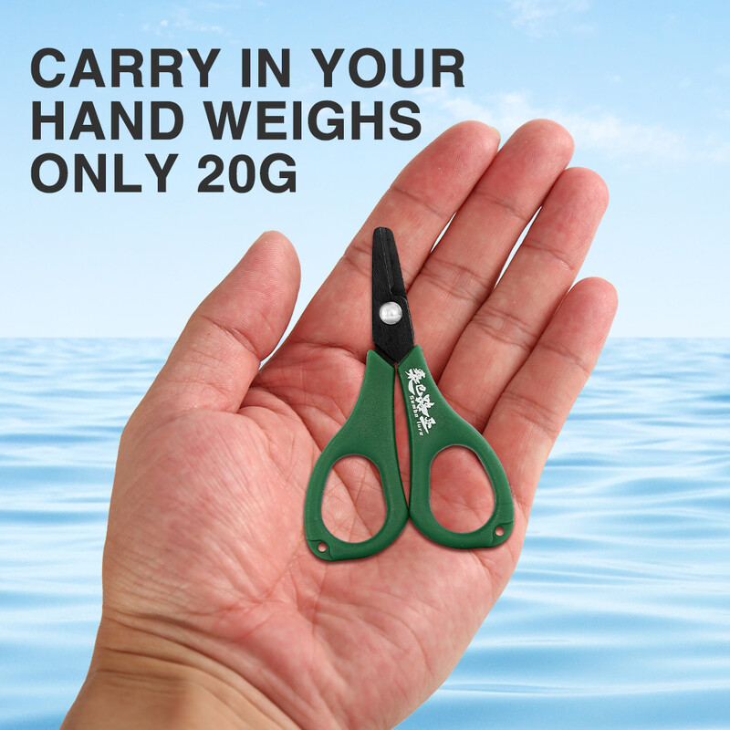 ZUKIBO nerūdijančio plieno žvejybos žirklės, nešiojamos žirklinės replės, pjovimo PE valas, pynimo valų pjoviklis, sluoksniai Karpių žvejybos įrankiai Priedai