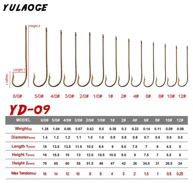 50 DB/tétel Magas széntartalmú acél horgok Fém hosszúszárú horgok Sósvízi horgász horgok horgászhorgok Különféle modellek Horgok Tackle