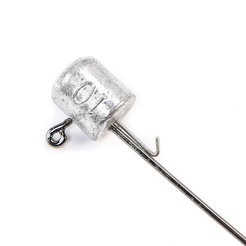 B&U NED kabliukas ant galvos, 2 g-14 g Visų dydžių apvalus rutulinis kabliukas be piktžolių ilgakočio antriniai kabliukai, skirti minkštai sliekų žvejybai