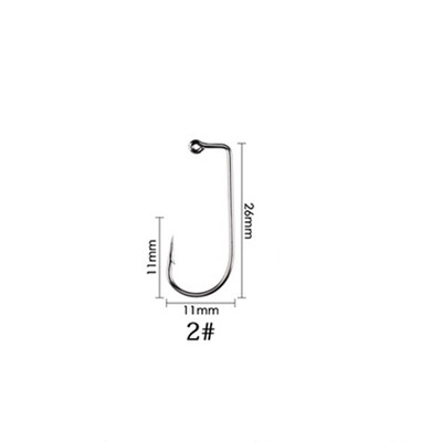 50 buc cârlig din oțel cu conținut ridicat de carbon, negru, 90 de grade, Aberdeen, jig offset, legarea muștelor, cârlige de pescuit cu sârmă puternică, accesorii pentru oceanul de mare