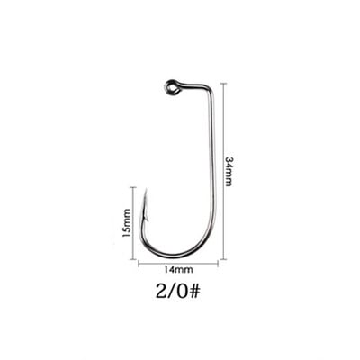50 buc cârlig din oțel cu conținut ridicat de carbon, negru, 90 de grade, Aberdeen, jig offset, legarea muștelor, cârlige de pescuit cu sârmă puternică, accesorii pentru oceanul de mare