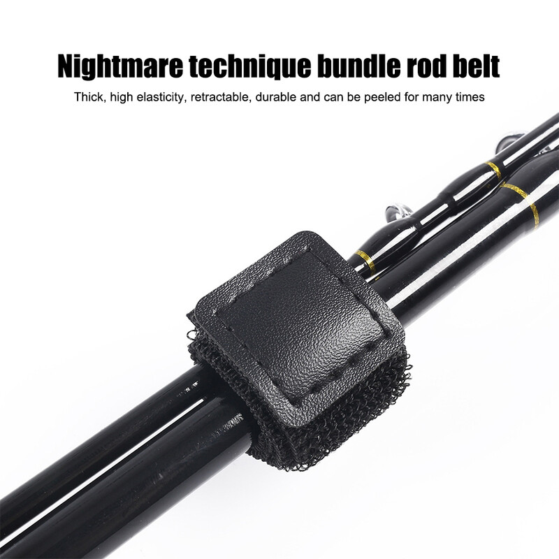 Undiță de pescuit Capa pentru vârful de cravată Curele de fixare reutilizabile pentru sport în aer liber Manșoane de bandaj Stâlp elastic pentru undiță de pescuit Husă de protecție pentru undiță