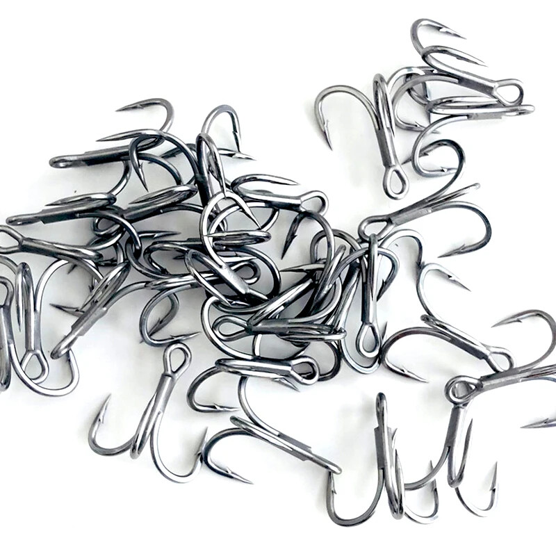 BKK 6066-4X-NP UltraAntirust Treble Hook BT663-UA trigubi kabliukai 1/0 - 8# kabliukas, skirtas žvejybai gėlame vandenyje