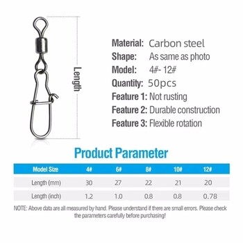 Delysia King 50/100/200 Piece Set of Fishing connector κιτ αλιευτικών εργαλείων