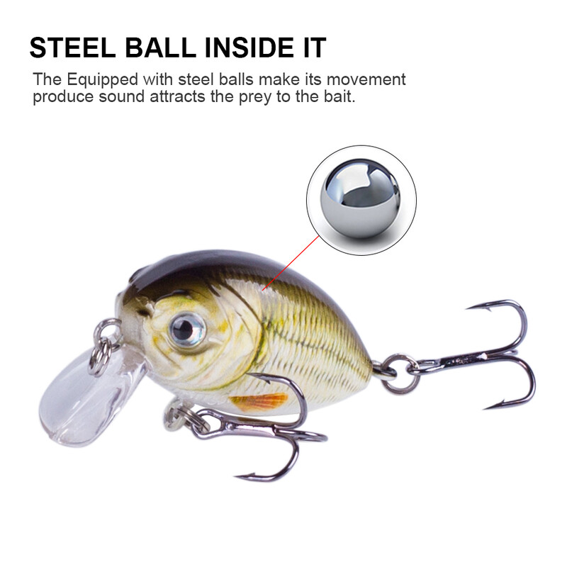 Mini Crank Bait, 40mm