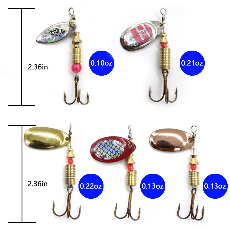 Fém Spoon Spinner horgászcsali 10db szett Spoonbait Crankbaits Horgász wobblerek csuka horgolt készlet mesterséges csali