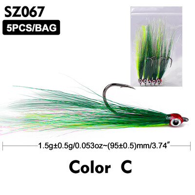 PROBEROS 5db/tétel Új magas széntartalmú acél toll bionikus csali horog szöges horgász horgászfelszerelés tartozékok kültéri horgászathoz