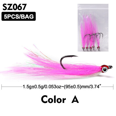 PROBEROS 5db/tétel Új magas széntartalmú acél toll bionikus csali horog szöges horgász horgászfelszerelés tartozékok kültéri horgászathoz