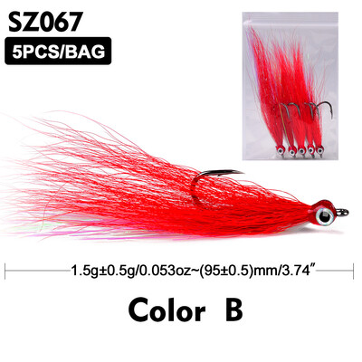 PROBEROS 5db/tétel Új magas széntartalmú acél toll bionikus csali horog szöges horgász horgászfelszerelés tartozékok kültéri horgászathoz