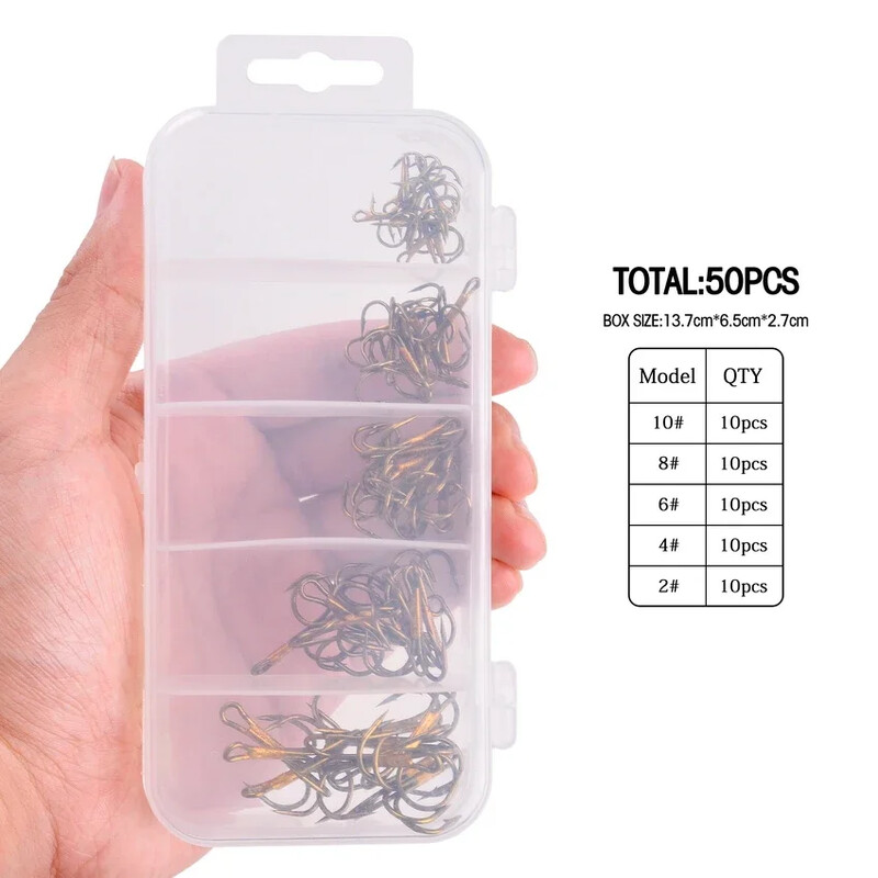 120/50db 4# 6# 8# 10# fekete horgászhorog magas széntartalmú acél magas hangszóró felborított horgok horgászfelszerelés körkanyar magas hangok basszushoz