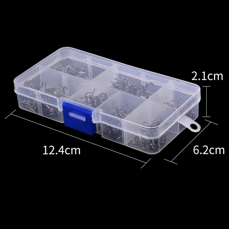 120/50db 4# 6# 8# 10# fekete horgászhorog magas széntartalmú acél magas hangszóró felborított horgok horgászfelszerelés körkanyar magas hangok basszushoz