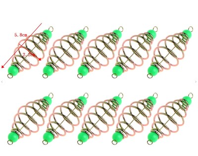 5/10/30gab/partija karpu makšķerēšana pavasara māneklis Feeder makšķerēšanas ēsmas būris karpu zvejai svaigā un sāļajā ūdeņos.