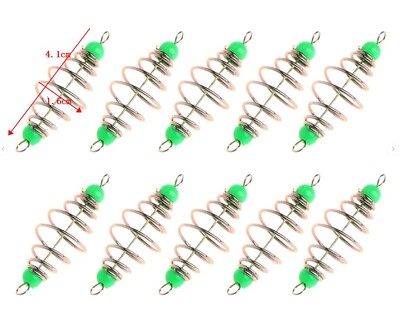 5/10/30gab/partija karpu makšķerēšana pavasara māneklis Feeder makšķerēšanas ēsmas būris karpu zvejai svaigā un sāļajā ūdeņos.