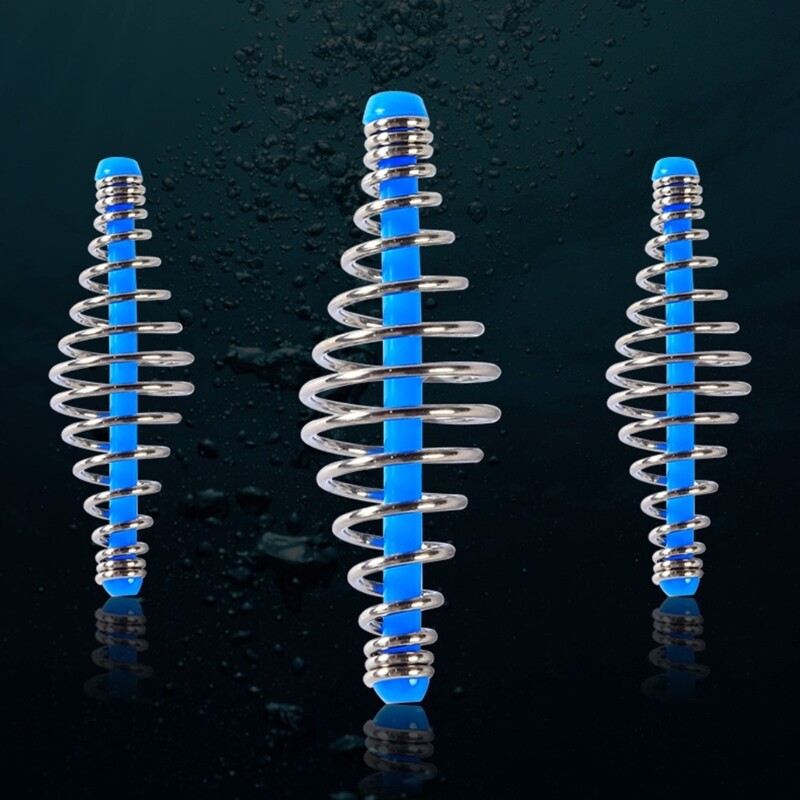 5/10/30gab/partija karpu makšķerēšana pavasara māneklis Feeder makšķerēšanas ēsmas būris karpu zvejai svaigā un sāļajā ūdeņos.