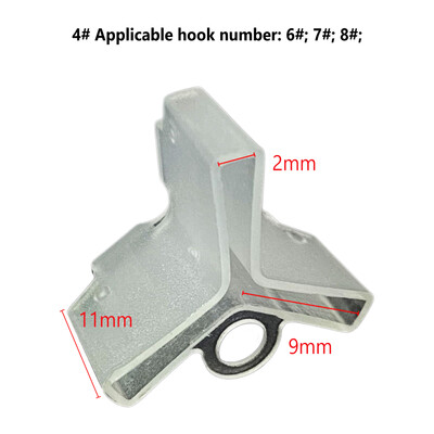 50db Horgászhorog Motorháztetők Több méretű háromszögű horogvédő védőburkolat Biztonsági karcolásgátló sapka Horgászfelszerelés tartozékok