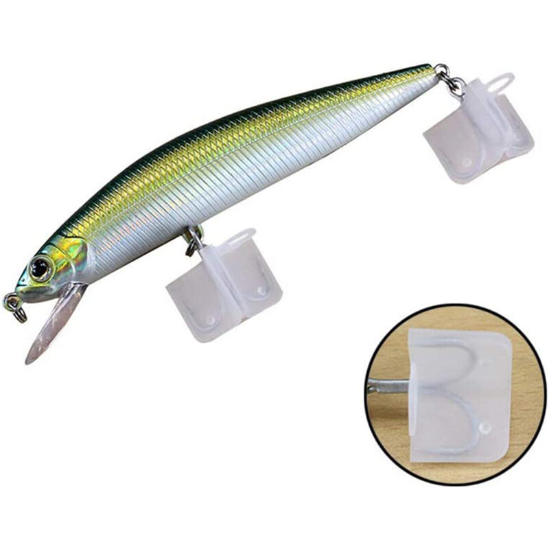 50db Horgászhorog Motorháztetők Több méretű háromszögű horogvédő védőburkolat Biztonsági karcolásgátló sapka Horgászfelszerelés tartozékok